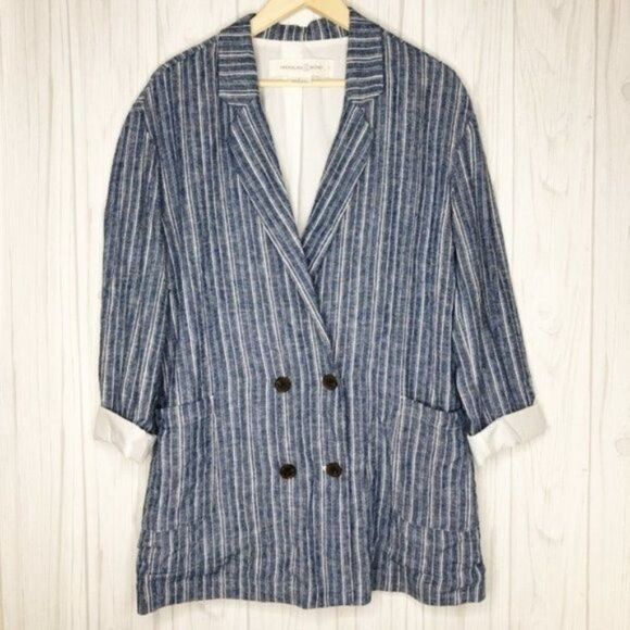 TREASURE & BOND Relaxed Double Breasted Blazer - Picture 4 of 8